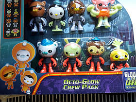Октонавти набір фігурок Fisher-Price Disney Junior Octonauts Octo-Glow Crew Pack