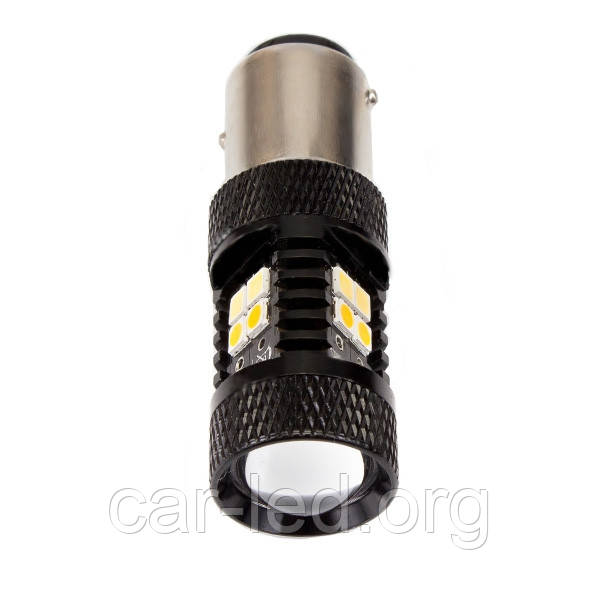 Двоколірна (білий + жовтий) лампа 1157 - P21 / 5W - BAY15d - 3030SMD Osram Dual color (ціна за 1шт) - фото 2 - id-p598503075