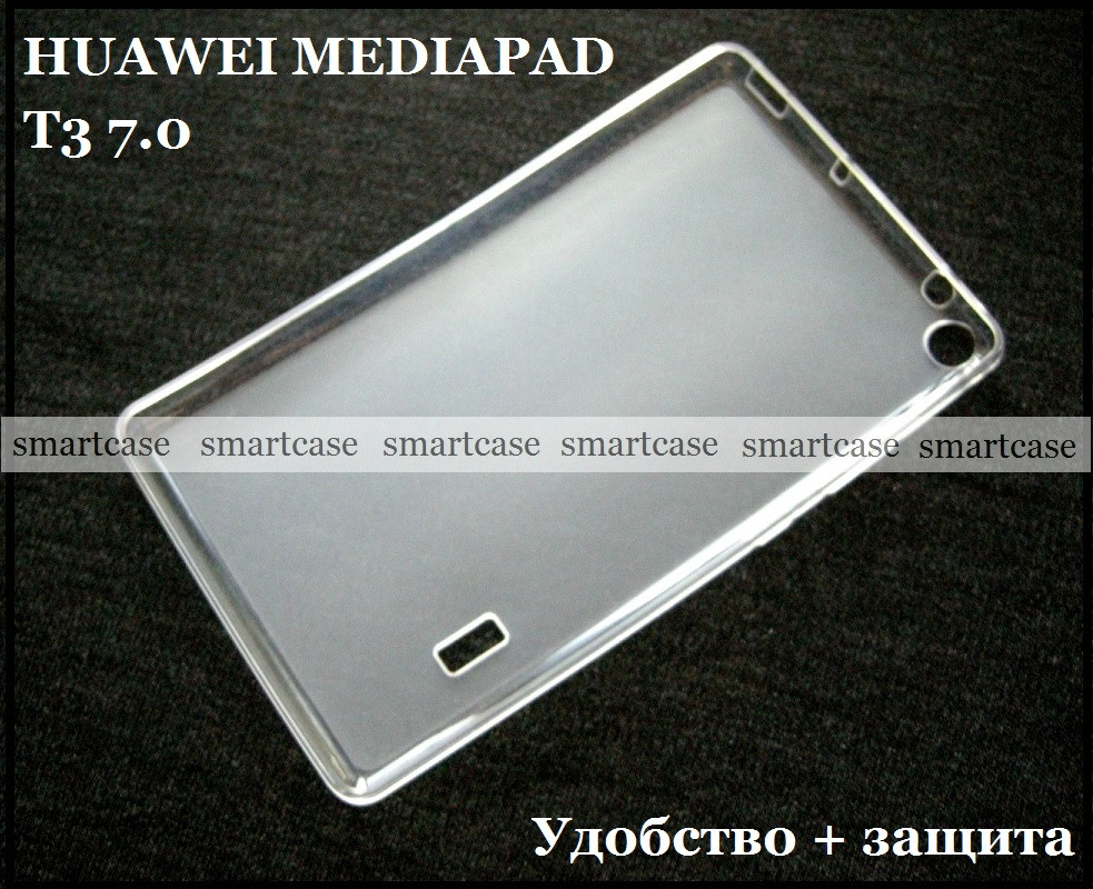 Силіконовий чохол для Huawei Mediapad T3 7 Wi-Fi (BG2-W09) прозорий