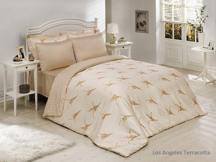Комплект постельного белья Le Vele Los Angeles teraccota Bamboo 220-200 см - фото 1 - id-p598530667
