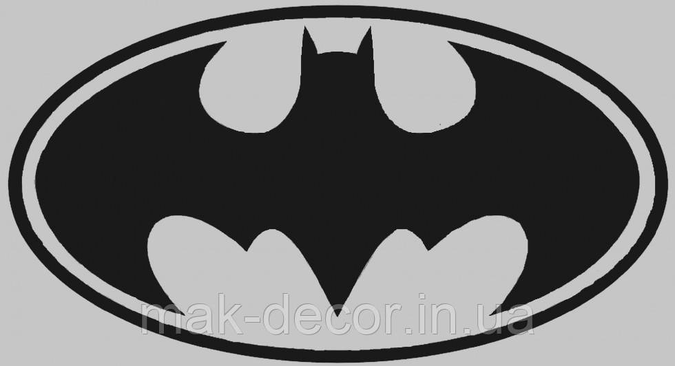Вінілові наклейки на авто " Batman " 12х20 см