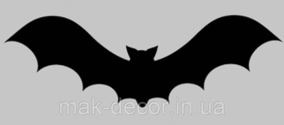 Вінілові наклейки на авто " Летюча миша " 5х15 см