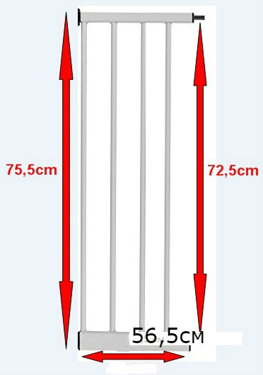  Додаткова секція для воріт (56,5 см)