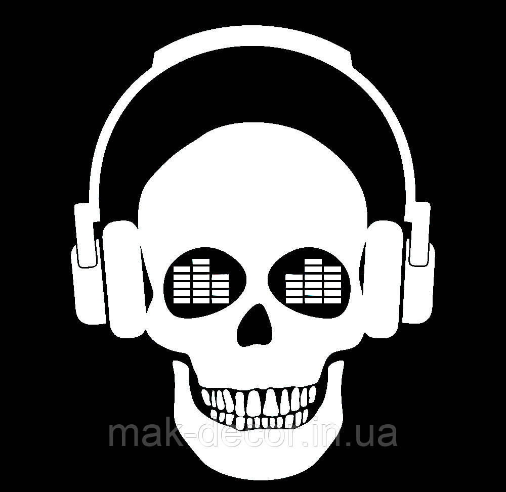 Вінілові наклейки " Череп 40 " 20х20 см