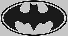 Вінілові наклейки " Batman " 7х15 см
