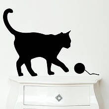 Вінілова інтер'єрна наклейка - Кішка 1 (від 10х10 см)