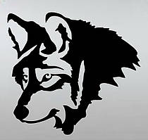 Вінілові наклейки на авто " Хаскі " 20х20 см