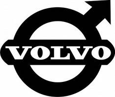 Вінілові наклейки на авто " Volvo " 15х15 см