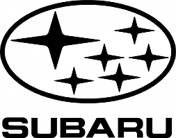 Вінілові наклейки на авто " Subaru " 40х50 см