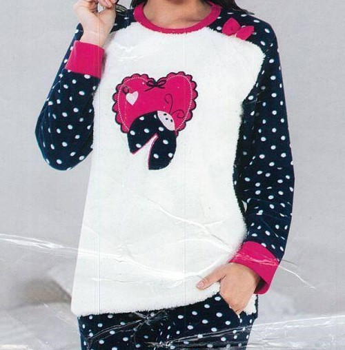 Женская зимняя пижама-флисовая Женская зимняя пижама-флисовая купить в интернет магазине