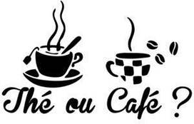 Вінілові наклейки " Tea or coffee " 31х50 см