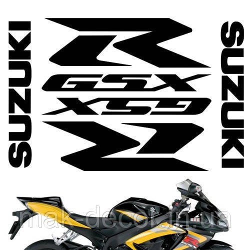 Вінілові наклейки " Suzuki R GSX " 20х30 см