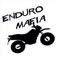 Вінілові наклейки на авто " ENDURO MAFIA " 13х15 см