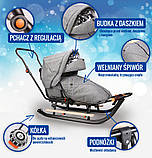 Санки TERMO ALL-SEASON Чорно-жовті, фото 7