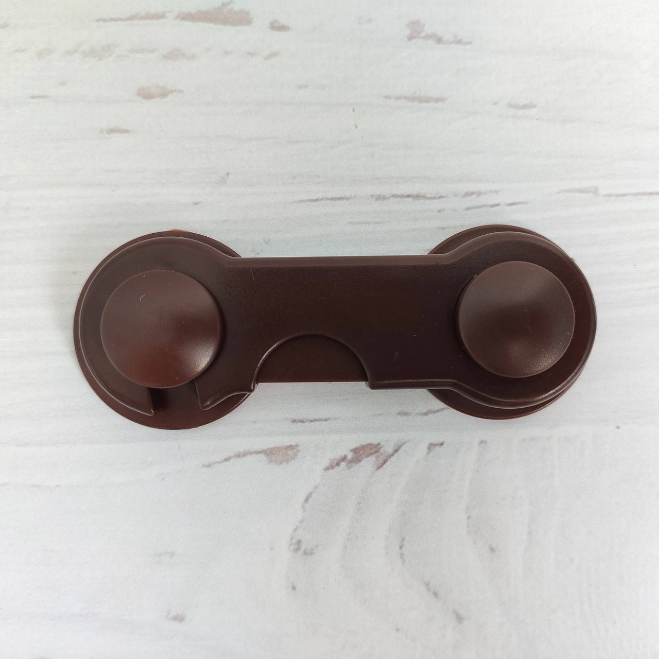 

Замок крючок, блокиратор для створчатых дверей (коричневый)