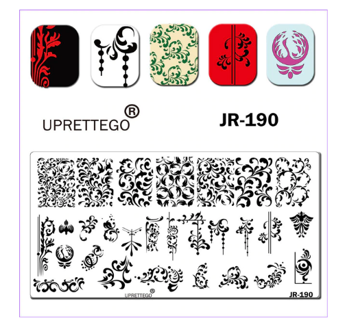

Пластина для стемпинга JR-190