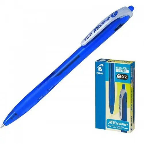 

Ручка шариковая 0.7 мм ц.Синий PILOT Rexgrip