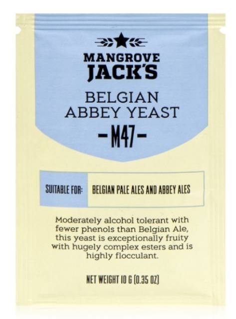 

Дрожжи Mangrove Jack's M47 Belgian Abbey, 10 гр
