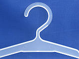 Матові пластмасова вішалка плічка 26,5 см із зубцями комплектів спідньої білизни та купальників, фото 3