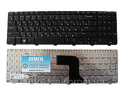 Оригінальна клавіатура для ноутбука Dell Inspiron N5010, M5010, rus, black