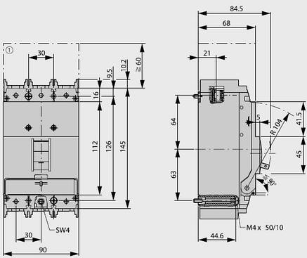 Вимикач автоматичний LZMC1-A25-I (25А 36 кА) Eaton (111889), фото 2