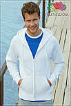 Чоловіча легка кофта з капюшоном на замку Lightweight Hooded Sweat Jacket 62-144-0, фото 5