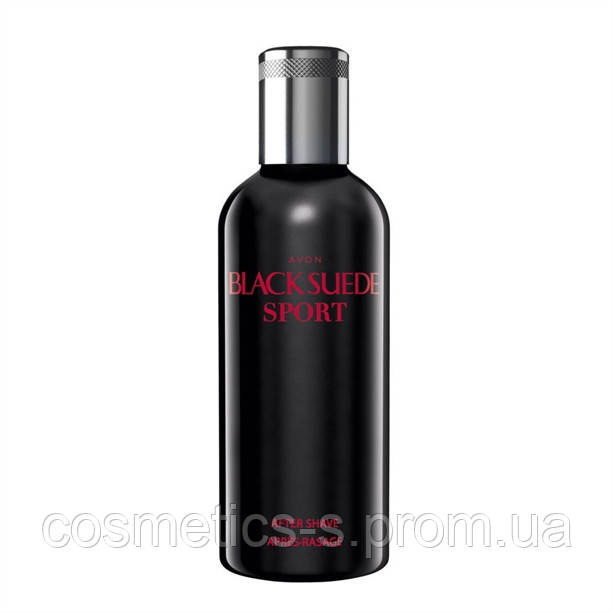 Туалетна вода чоловіча Black Suede Sport After Shave, Avon, Блек Сюэд Спорт після гоління Ейвон, 72232, 100 мл