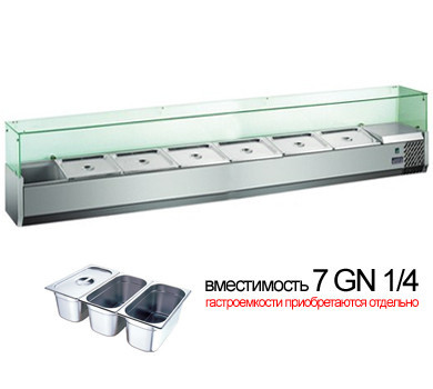 Холодильна вітрина настільна Hendi 232910