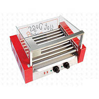 Гриль роликовий зі склом Inoxtech HDG 009 G