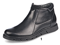 Зимние мужские ботинки натуральная кожа классические комфорт Mida 14996