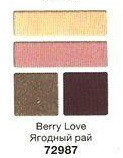 Тіні для повік "Чудельний квартет" Avon True, колір Berry Love, Ягідний рай, Ейвон, 4-колірна палітра