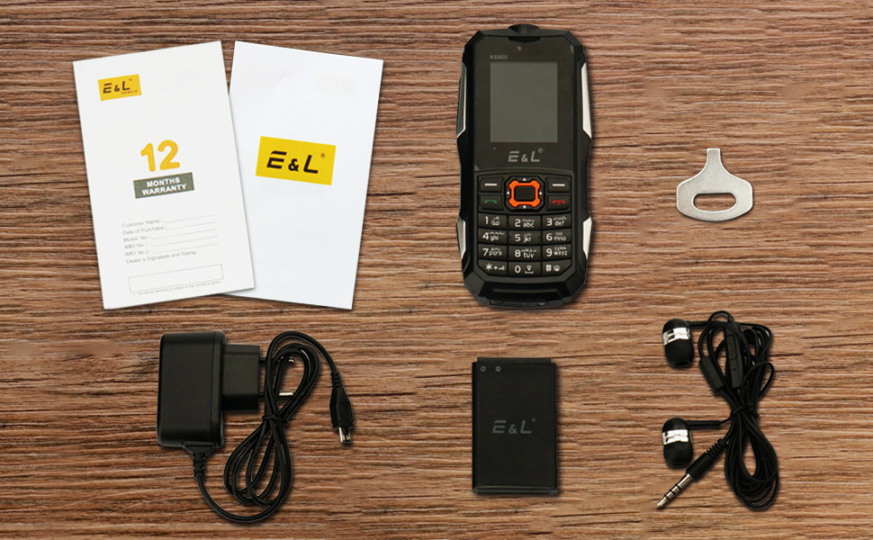 E&L K6900, IP68, 2000 мАч, 2 SIM, фонарик, Corning Gorilla Glass 3. Военный стандарт защиты MIL-STD-810G - фото 6 - id-p598875326