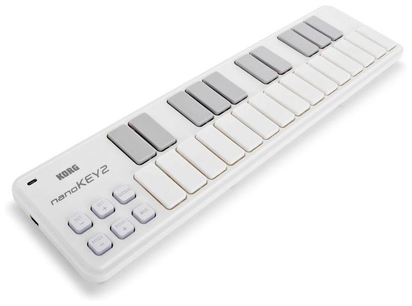 MIDI клавиатура KORG NANOKEY 2 WH - фото 4 - id-p266316097
