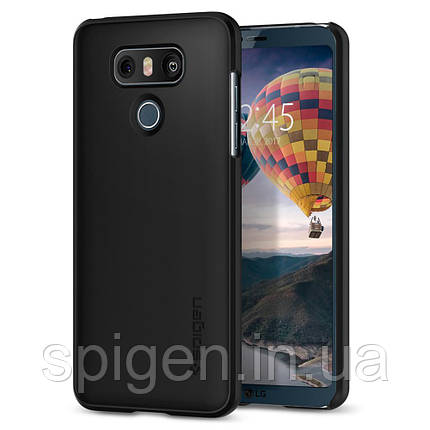 Чохол Spigen для LG G6 Jet Black™ Fit, фото 1