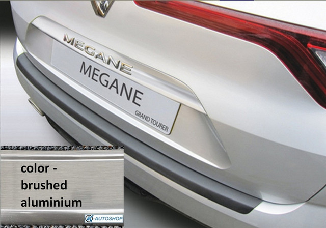 Накладка заднього бампера Renault Megane IV Grand Tourer 2016> ALU RBP928 RBP928 Rear bumper protector Renault Megane IV Grand Tourer 2016>