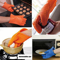 Силиконовые кухонные перчатки - прихватки Antiscald gloves