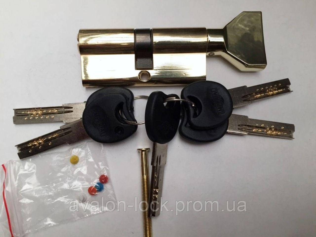 Цинковый секрет (Zamak) с Английским ключём (Normal key) с ПОВОРОТНИКОМ ZNK 60 30/30 SN - фото 1 - id-p599124669