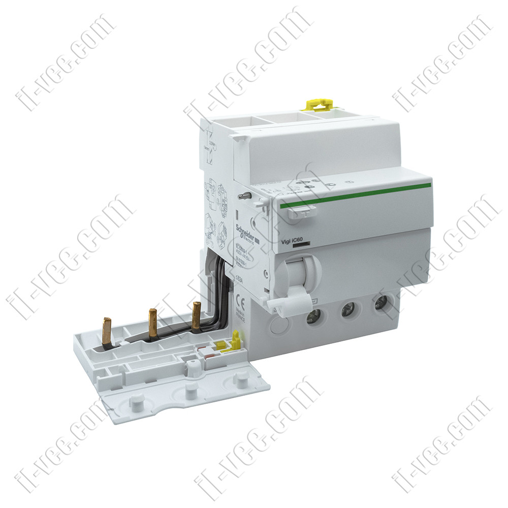 Блок диференціальний захисту Schneider Electric A9V41363 Acti9 Vigi iC60 3P 63A 30 мА AC