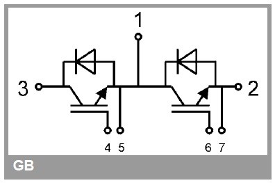 SKM145GB066D — IGBT модуль Semikron