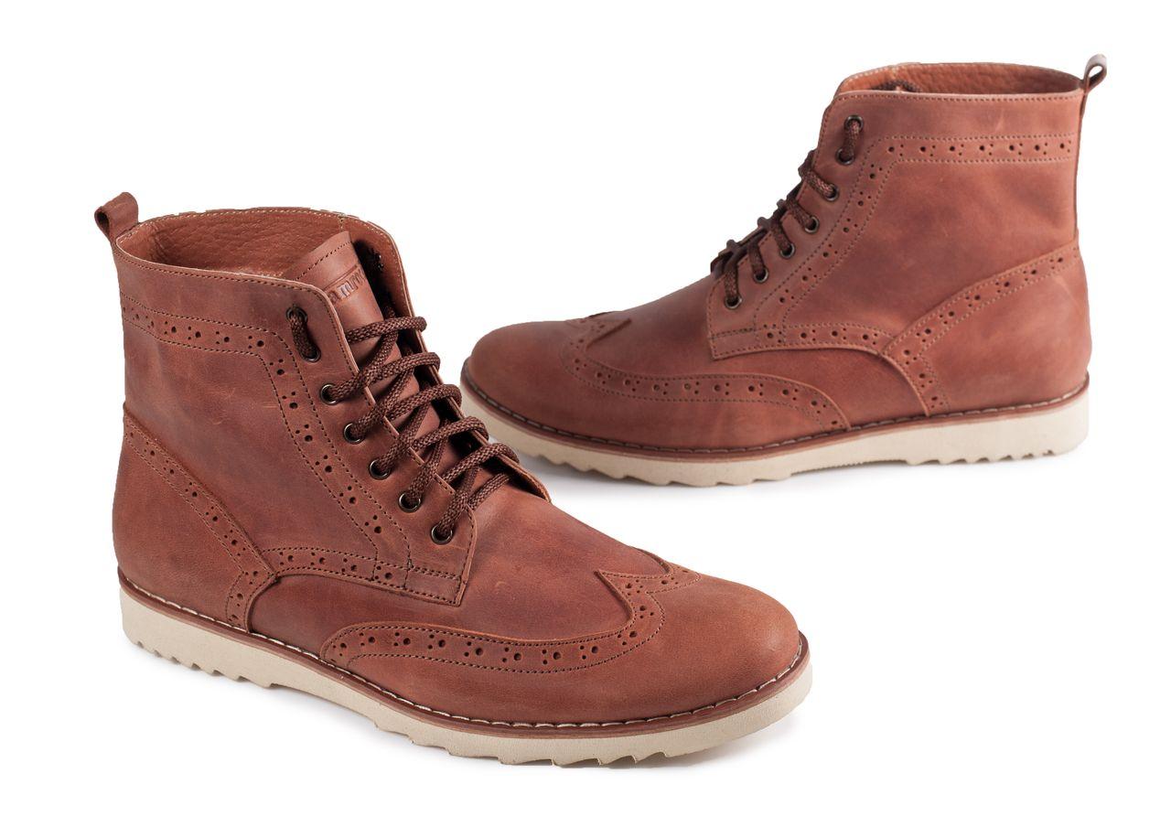Шкіряне взуття Shamrock - 20.11 Brown (Зимние кеды\ботинки\обувь\тимберленд)