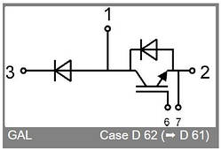 SKM200GAL126D — IGBT модуль Semikron