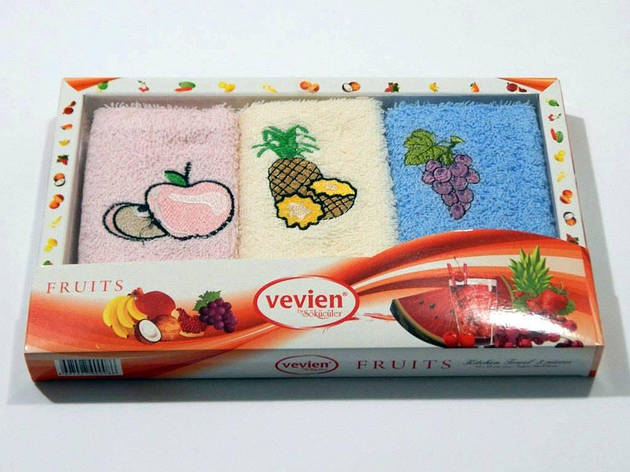 Серветки Vevien 30*50 в коробці 3 штуки 30*50, 1, фото 1
