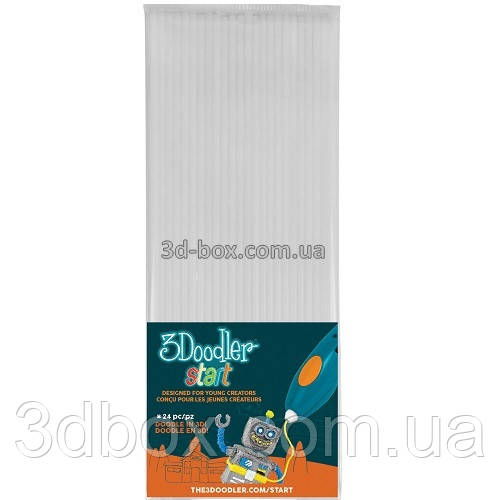 Набір стрижнів для 3D-ручки 3Doodler Start ⁇ Білий
