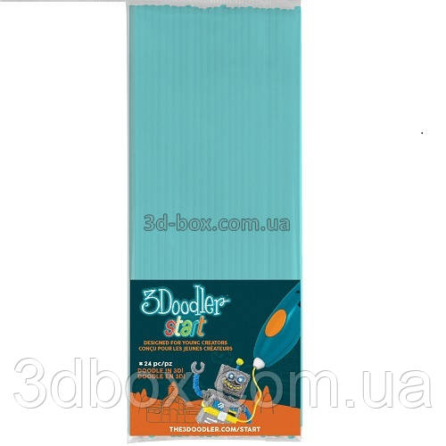 Набір стрижнів для 3D-ручки 3Doodler Start ⁇ Блакитний