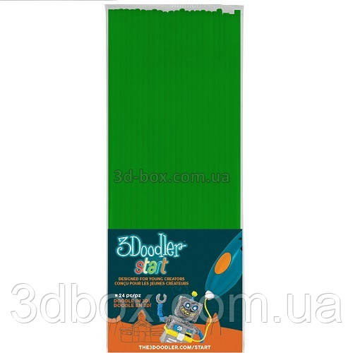 Набір стрижнів для 3D-ручки 3Doodler Start ⁇ Зелений