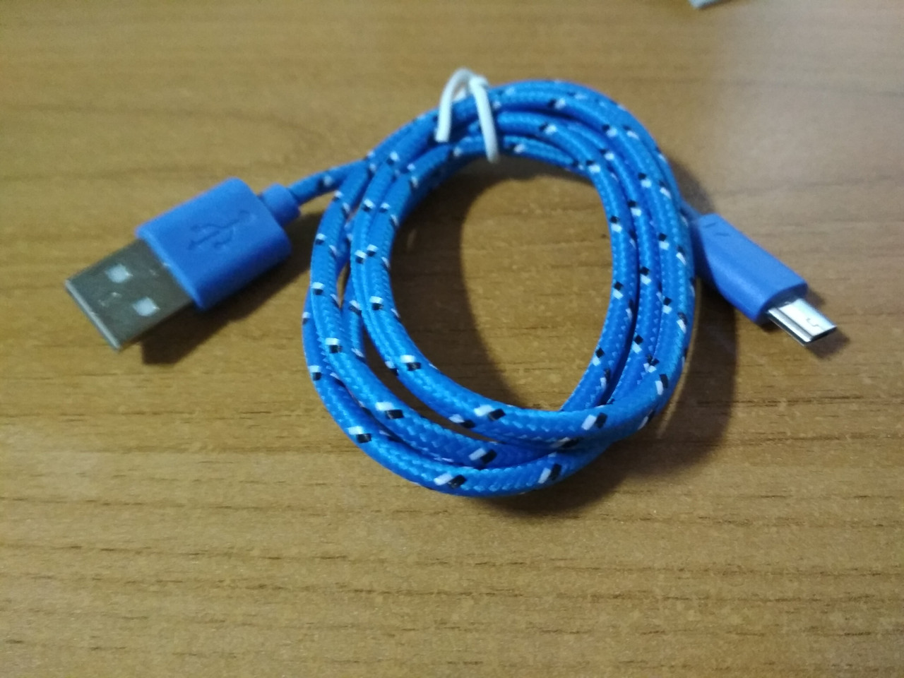 Купить Микро Юсб кабель в тканевой оплетке шнур провод micro-USB 1 м ...