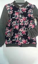 Кофта-бомбер дівч Federi, 140 квіти на кнопці байка