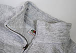 Сіра кофта на блискавці чоловіча бавовняна Classic sweat jacket Fruit of the Loom, S, фото 2