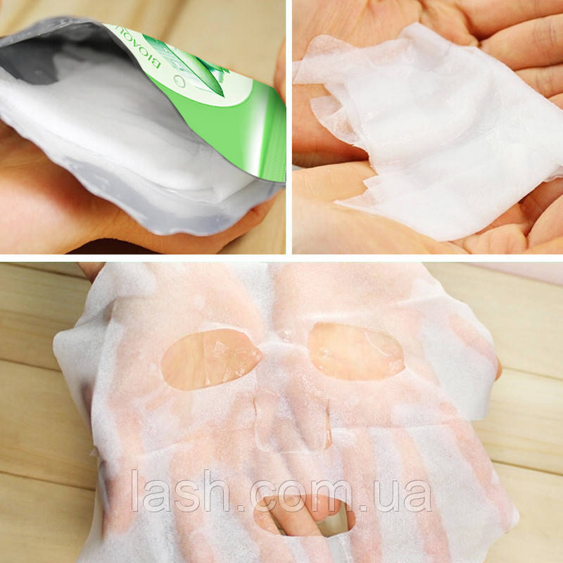 Увлажняющая тканевая маска для лица с 92% экстрактом Алоэ Вера - фото 6 - id-p599346191