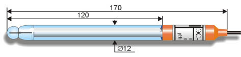 Лабораторний pH-електрод ЕС-10301 (ЕСЛ-63-07)